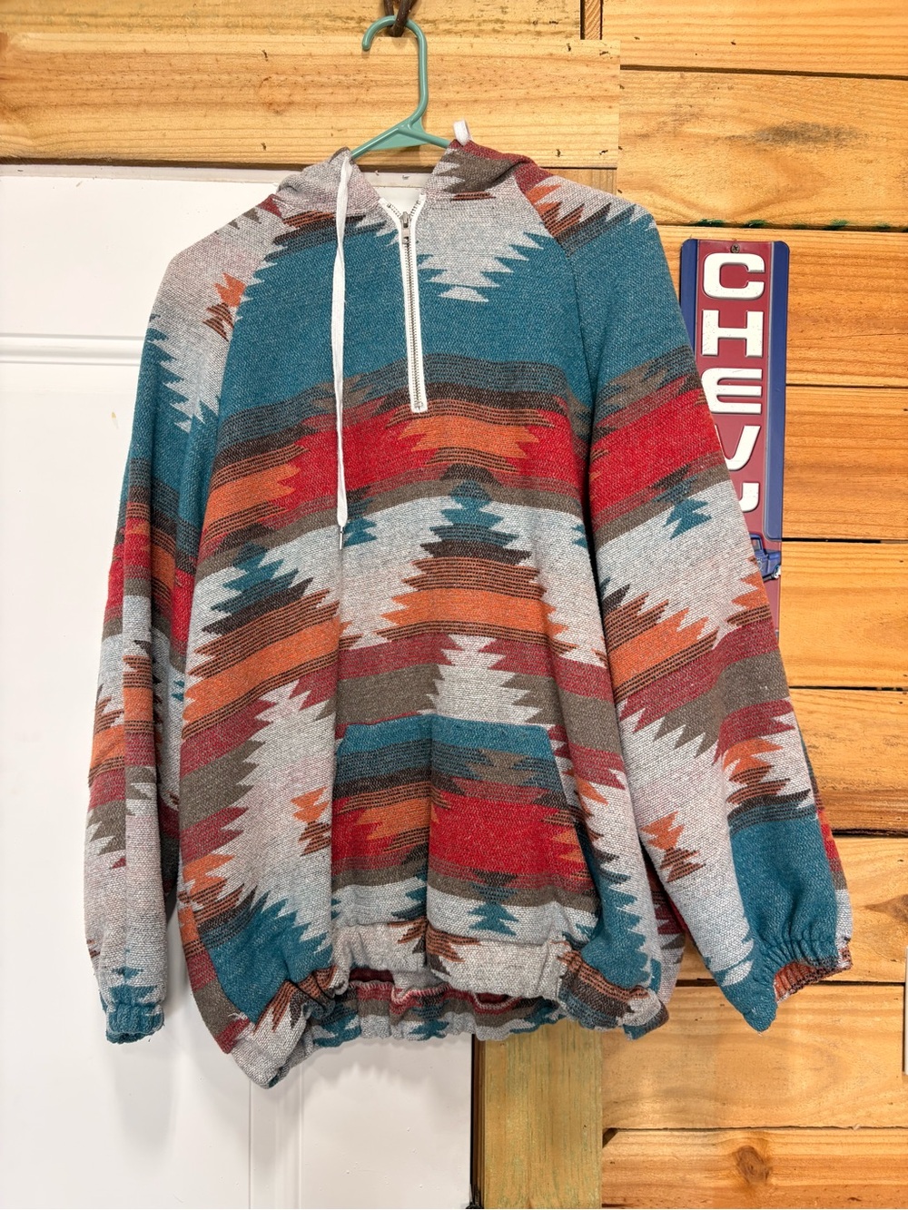 Aztec Shacket Hoodie